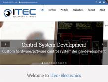 Tablet Screenshot of itec-electronics.com